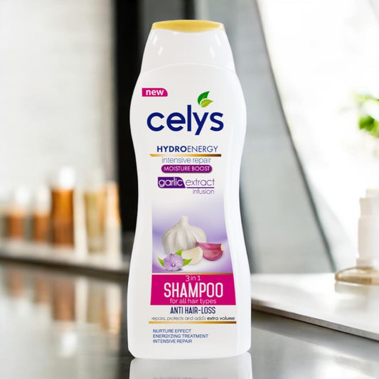Celys Hair Shampoo Garlic Anti Hair Loss 600 Ml