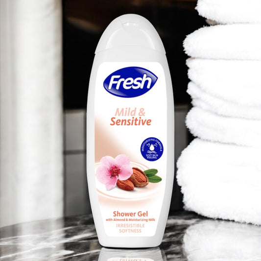 Fresh Shower Gel Almond & Moisturizing Milk 600 Ml