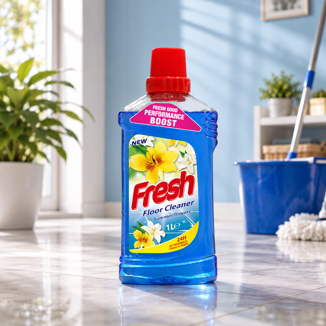 Fresh Cleaning Collection – 6-delig Voordeelpakket | Complete Reinigingsset voor het Hele Huis