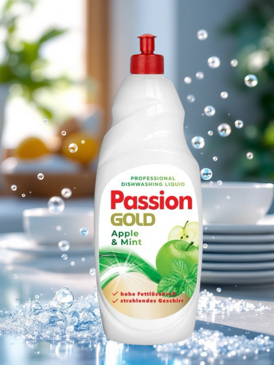 Passion Gold Professional Dishwashing liquid 850ml apple & mint