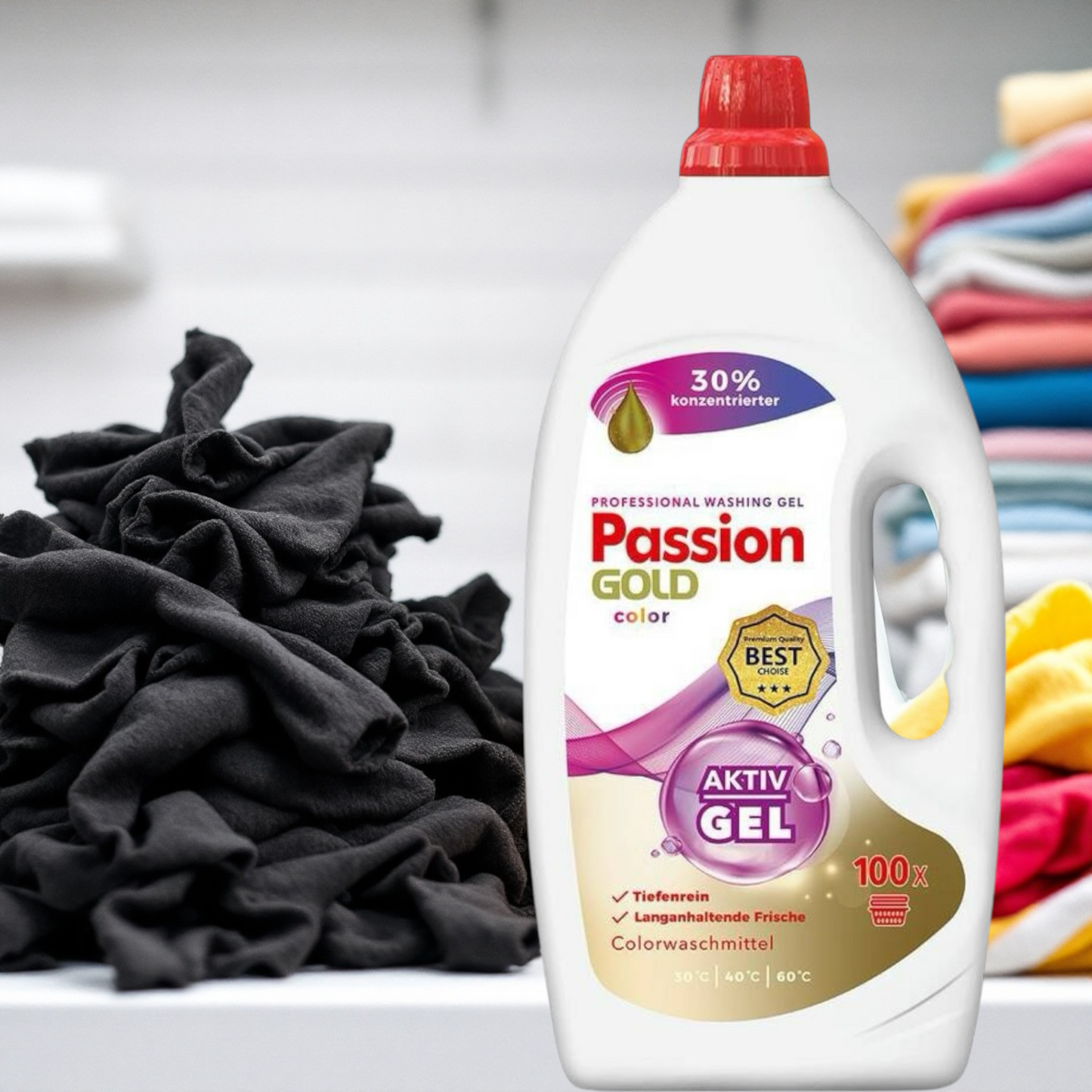 Passion Gold Professional Washing Gel color 4L / 100 Washes