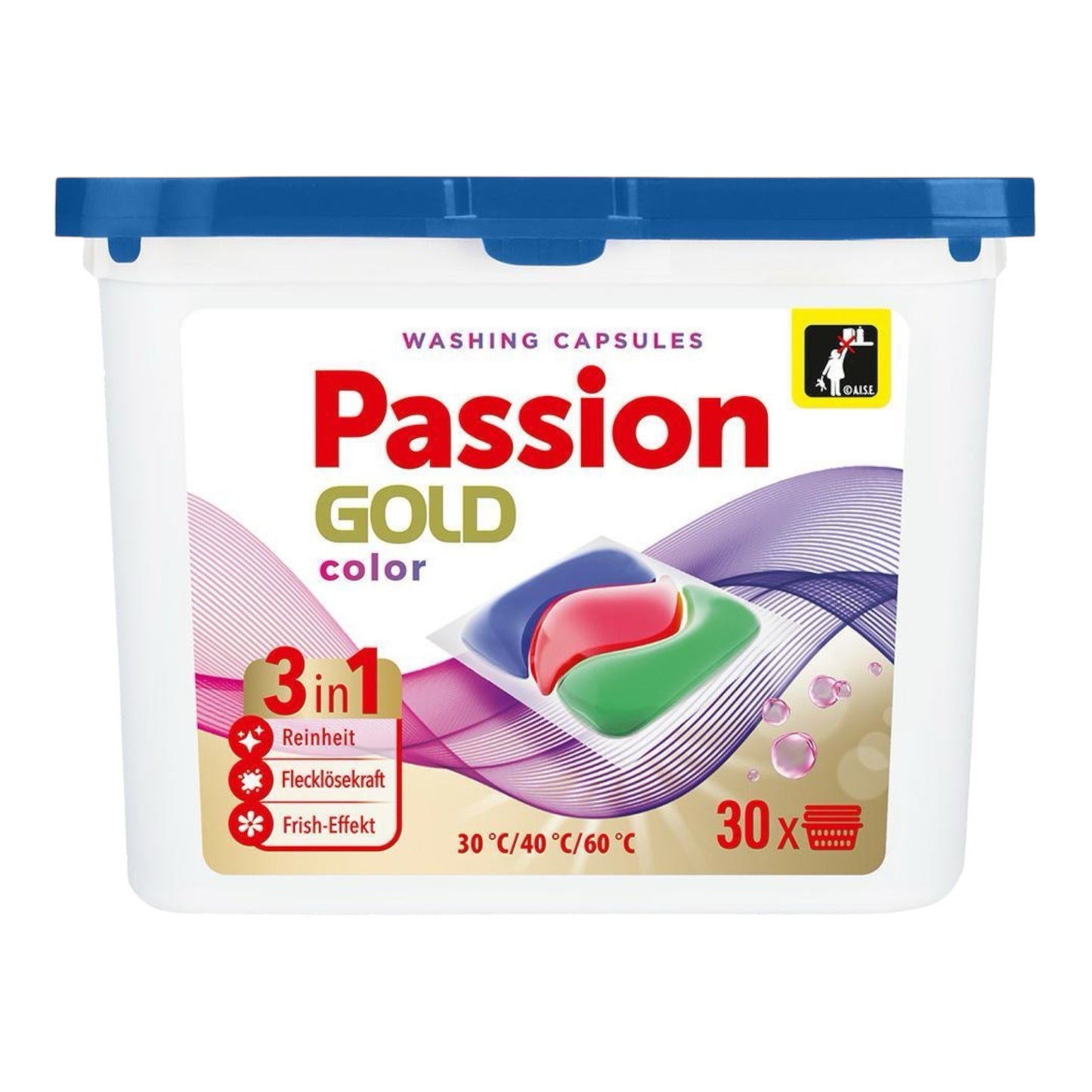 Passion Gold Professional Washing Capsules 30 pcs. 3in1 Color