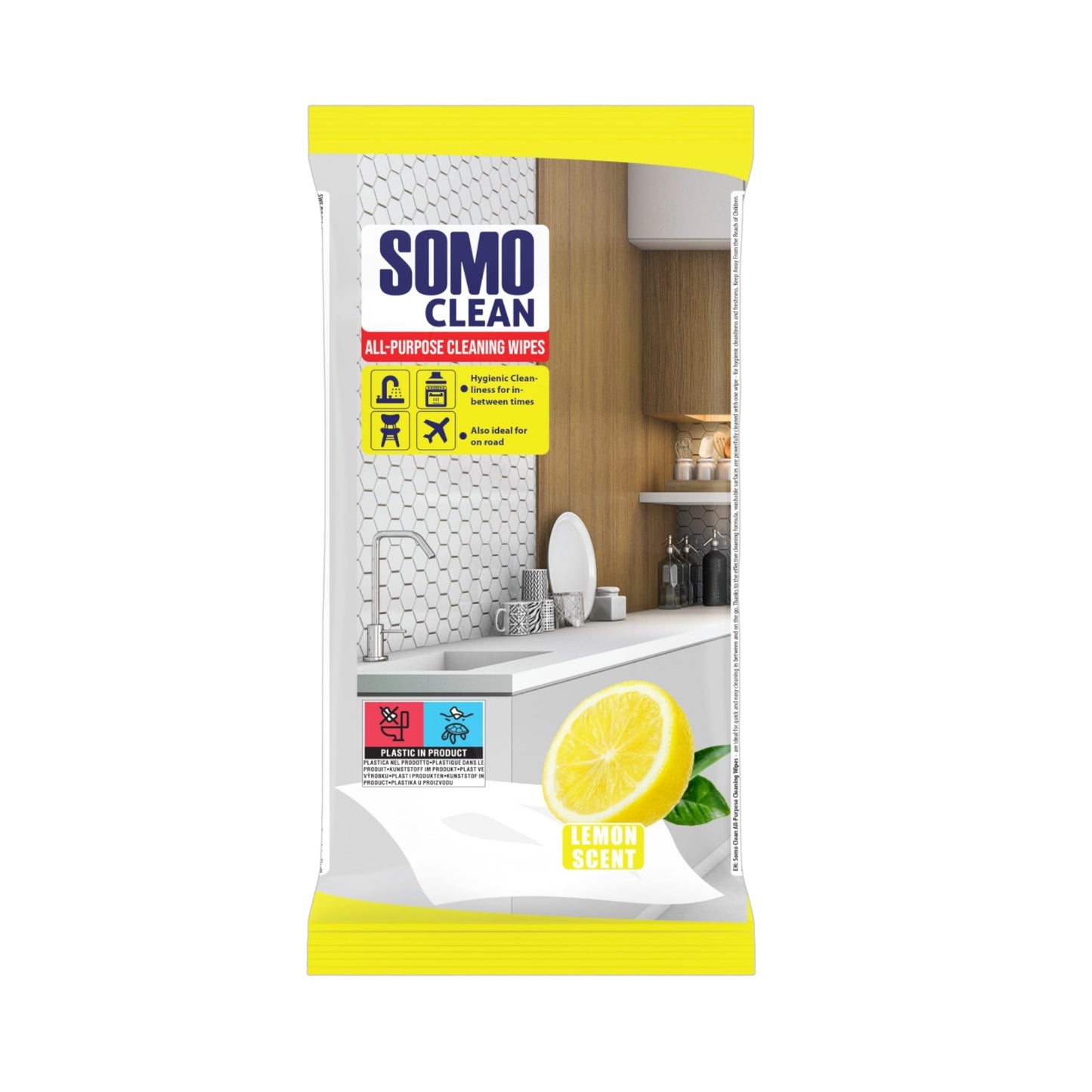 Somo Wet Wipes 72 Pcs General