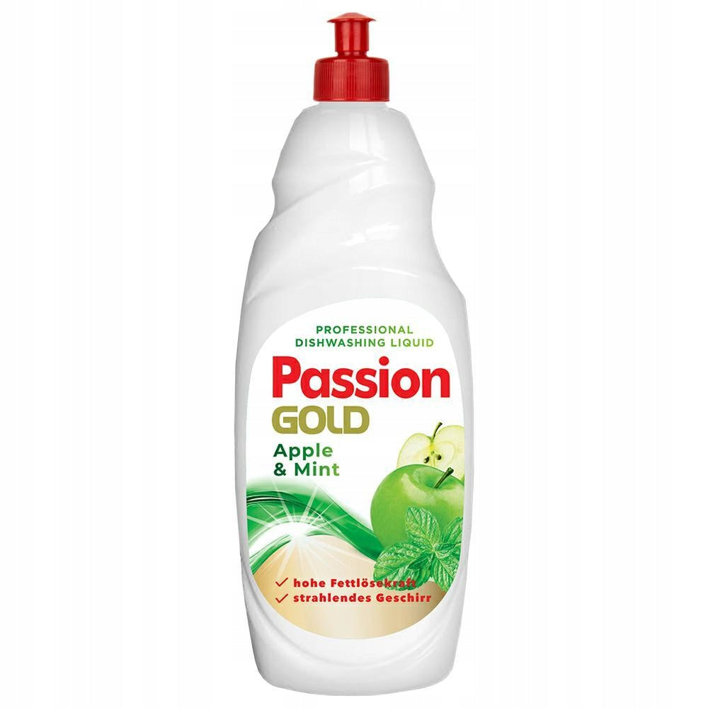 Passion Gold Professional Dishwashing liquid apple & mint 12x850 ML