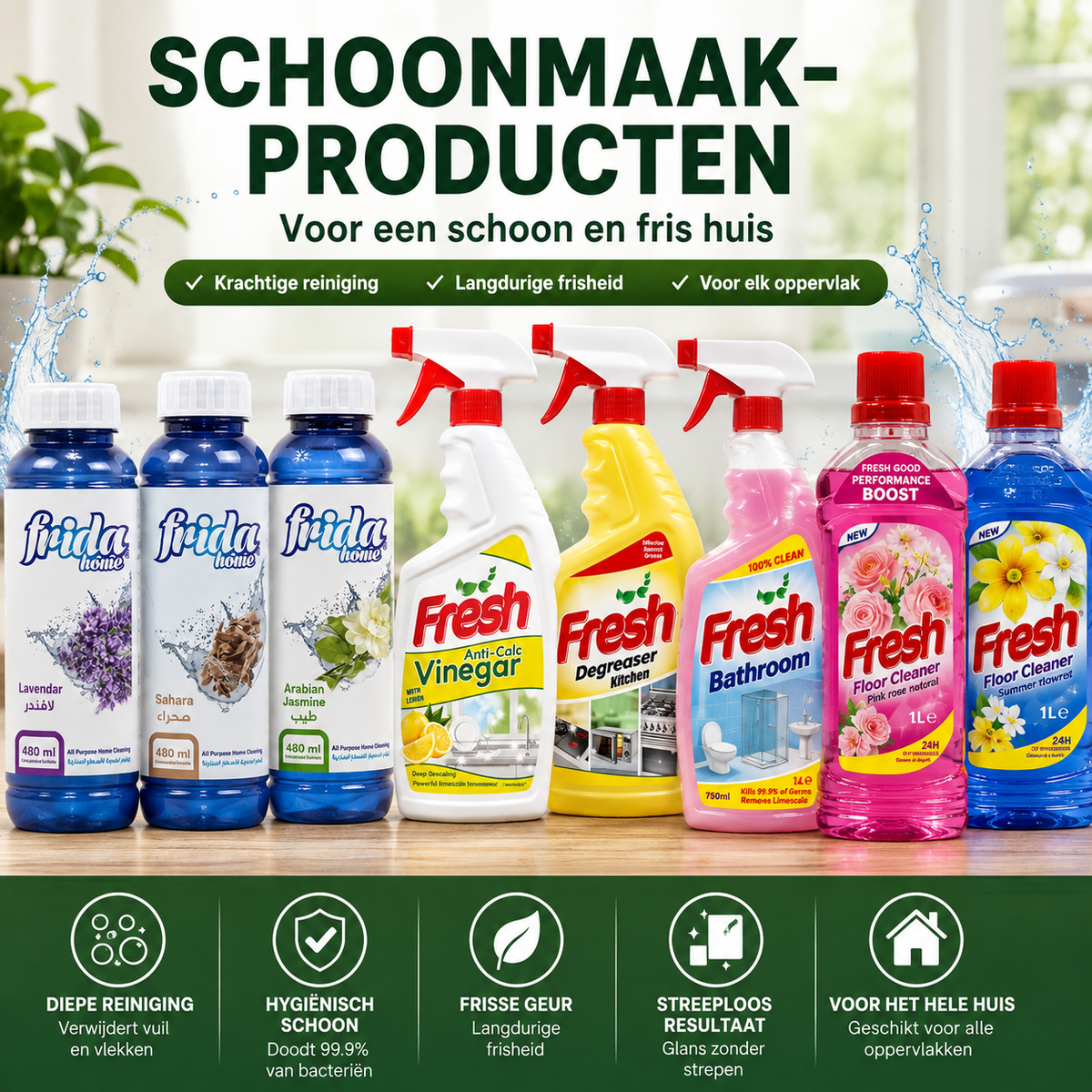 Schoonmaakproducten
