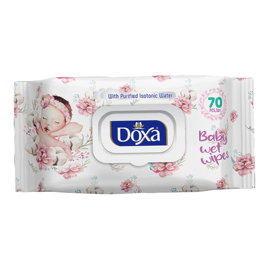 Doxa Baby Wet wipes 70 Pcs Pink