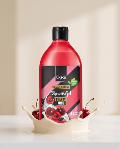 Doxá Relax Series Shower Gel Voordeelpakket – 4 Heerlijke Geuren (4 × 400 ml)