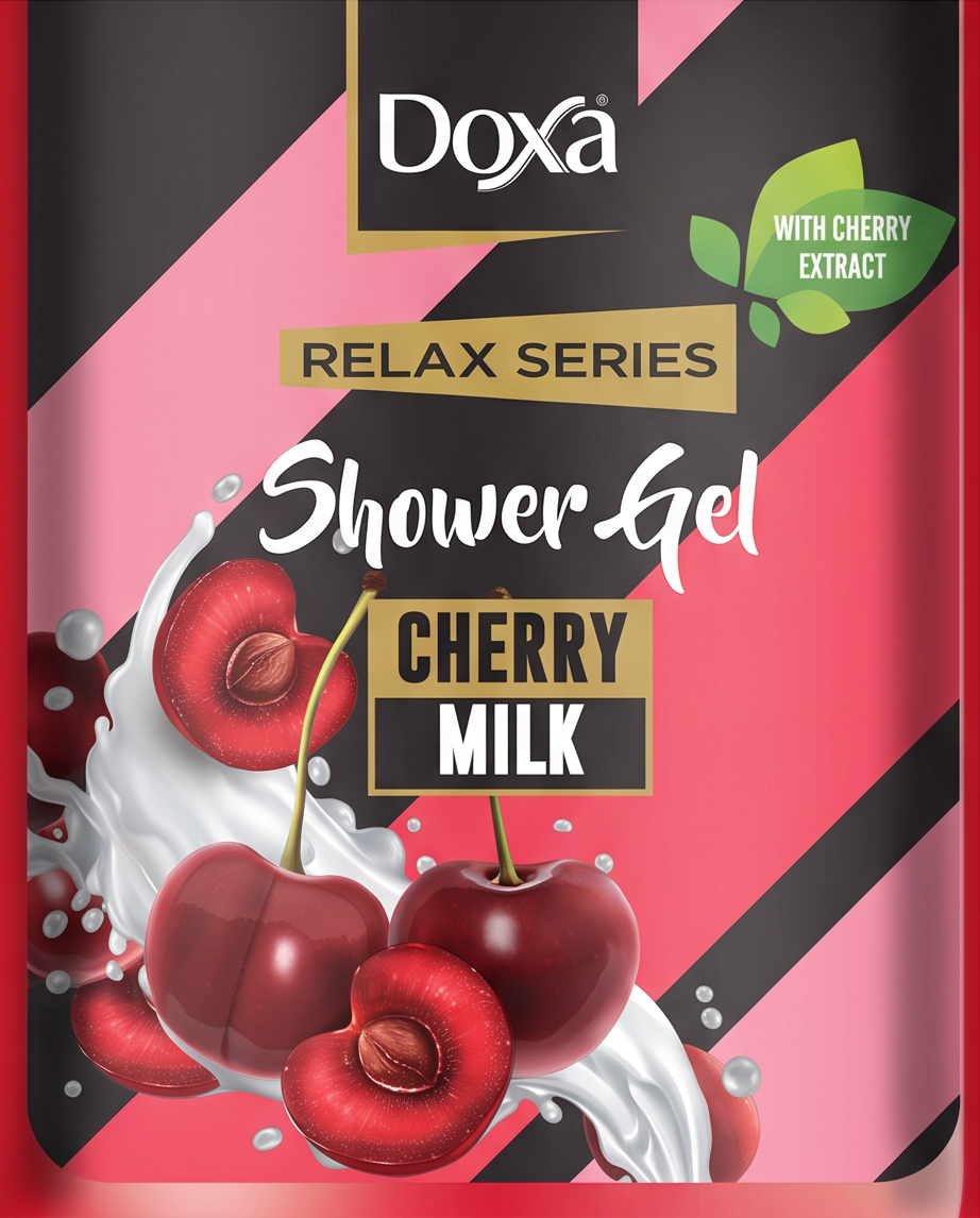 Doxá Relax Series Shower Gel Voordeelpakket – 4 Heerlijke Geuren (4 × 400 ml)