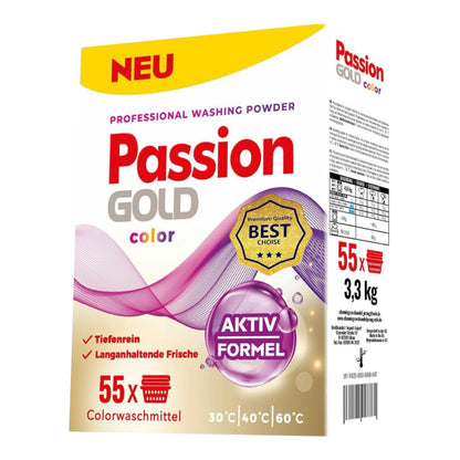 Passion Gold Professional Washing Powder color 3,3 kg / 55 Washes