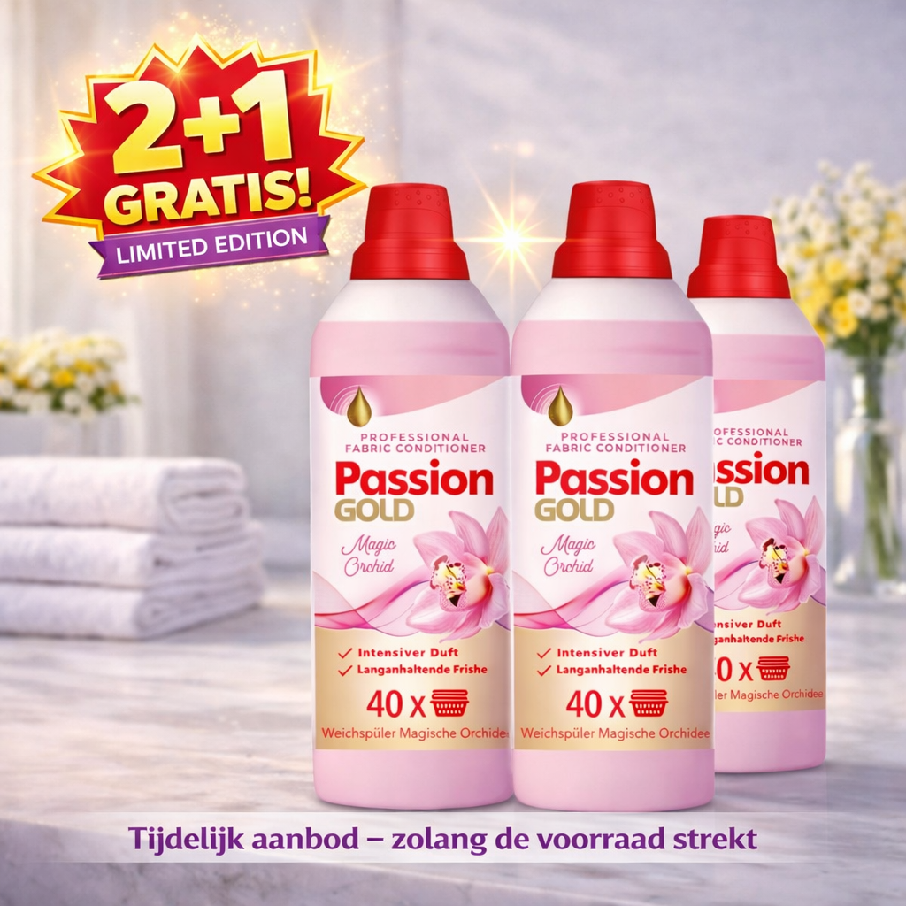 Passion Gold Professional softener concentrate orchid 1L / 40 Washes