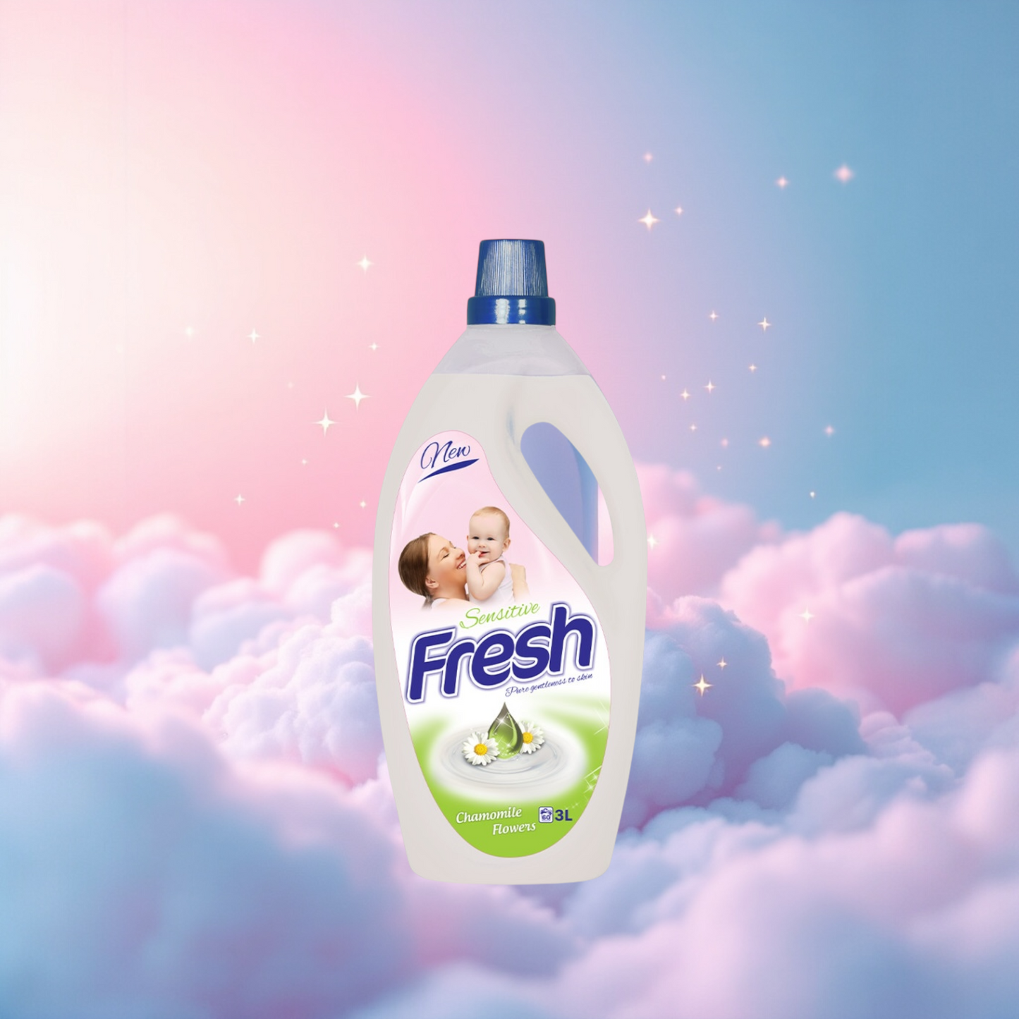 FRESH wasverzachter gevoelig 3L