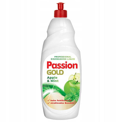 Passion Gold Professional Dishwashing liquid apple & mint   12x850 ML