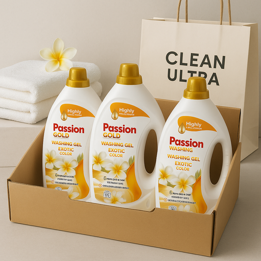 3X Passion Gold Professional Washing Gel 3.52 L  Exotic Color 264 washes