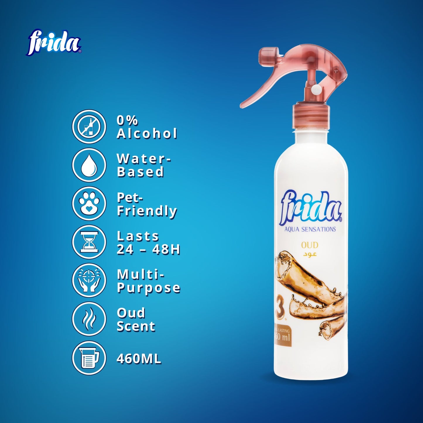 Frida Air Freshener - Oud-460ml