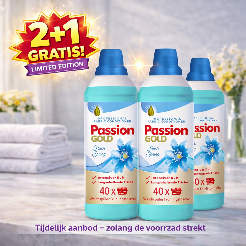 Passion Gold Professional softener concentrate fresh 1L / 40 Washes