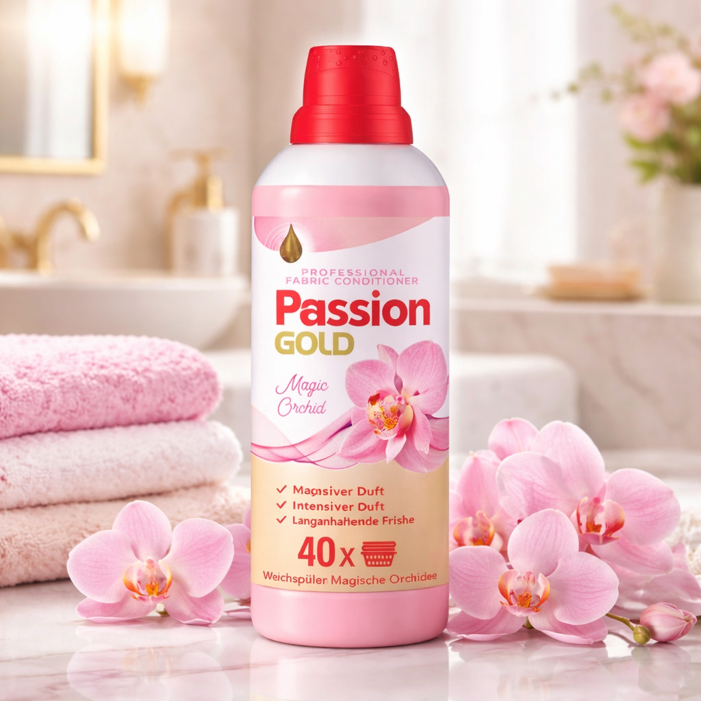 Passion Gold Professional softener concentrate orchid 1L / 40 Washes