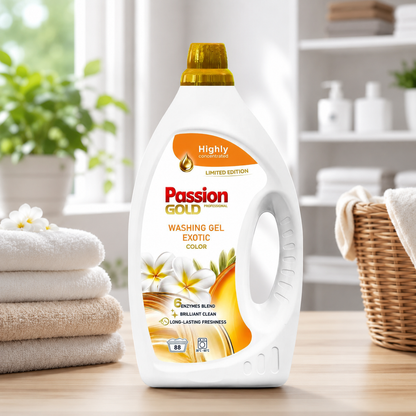 3X Passion Gold Professional Washing Gel 3.52 L  Exotic Color 264 washes