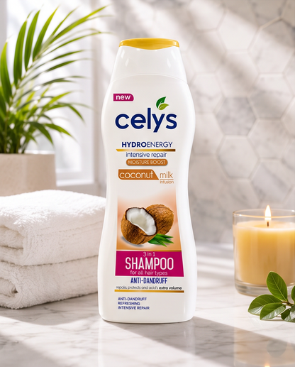 9-Delige Verzorgingsset – Shampoo, Douchegel & Handzeep – Celys, Fresh & Doxa – Voor Haar & Lichaam