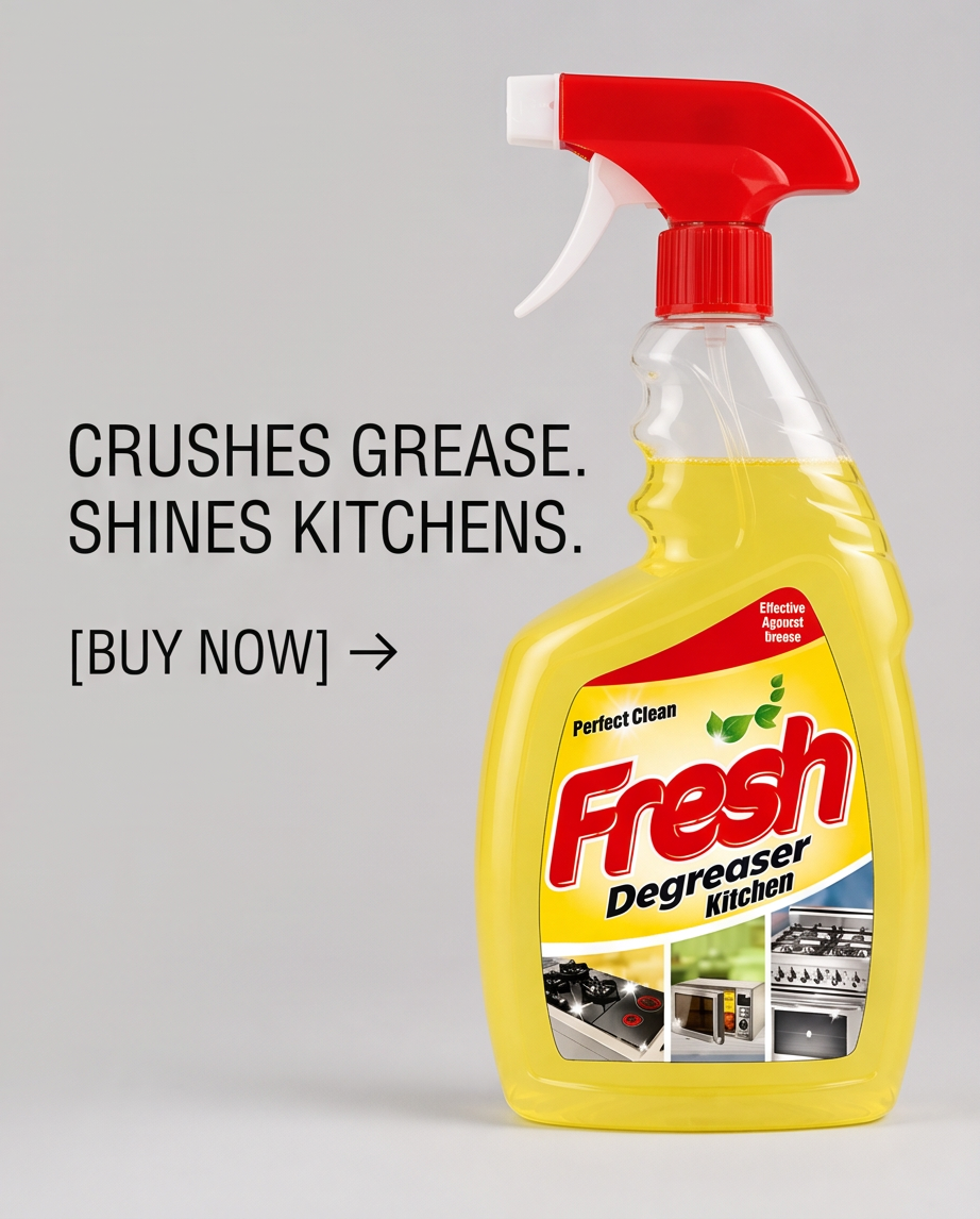 Fresh Degreaser For Kitchen Surfaces 750 Ml