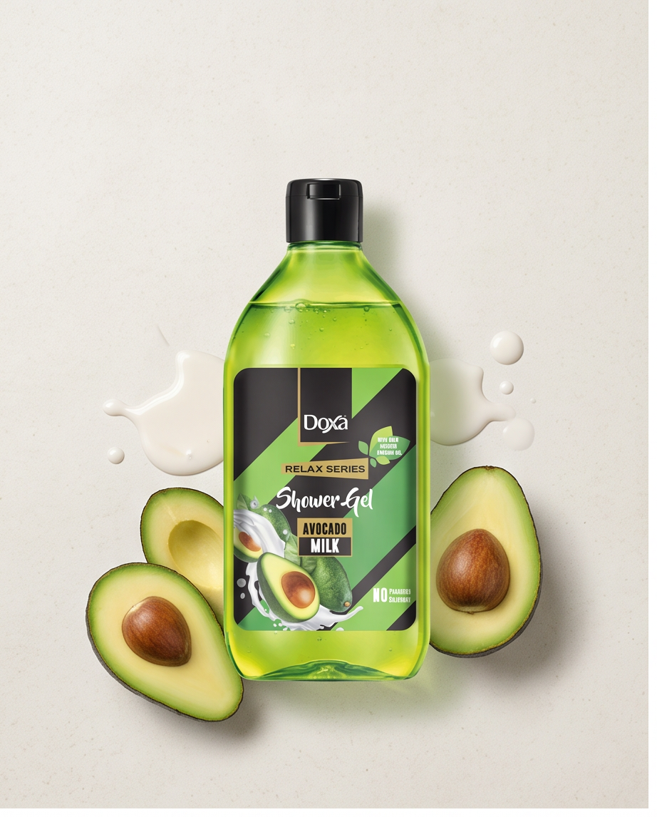 Doxa Relax Series-Shower Gel 400 Ml Avocado&Milk