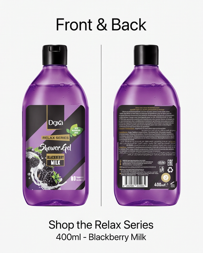 Doxa Relax Series-Shower Gel 400 Ml - Blackberry&Milk