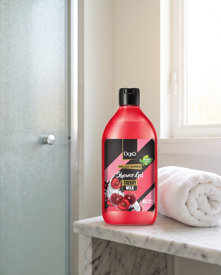 Doxa Relax Series-Shower Gel 400 Ml - Cherry&Milk