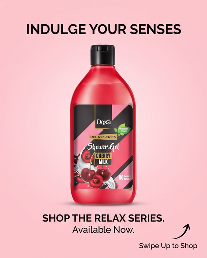 Doxa Relax Series-Shower Gel 400 Ml - Cherry&Milk