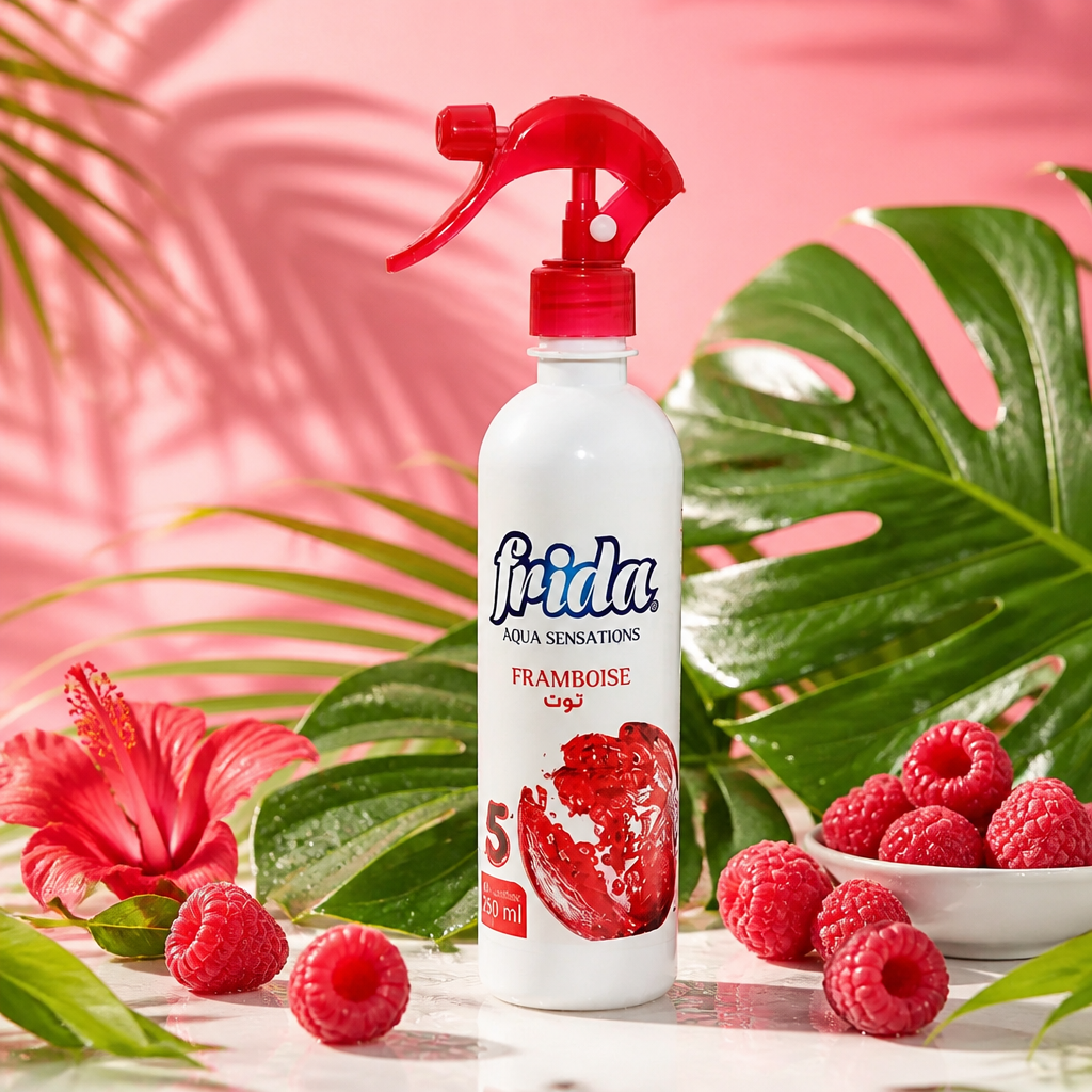 8X Frida Aqua Sensations Luchtverfrisser Spray – 8 Unieke Geuren voor een Langdurig Frisse Woning