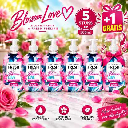 Fresh Liquid Hand Soap Voordeelpakket – 5 + 1 Gratis – 6 x 500 ml – 3 Geuren