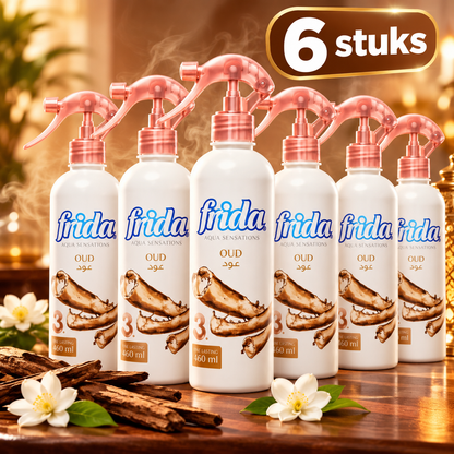 6 Stuks Frida Aqua Sensations Luchtverfrisserspray 460 ml – Verkrijgbaar in 8 Geuren