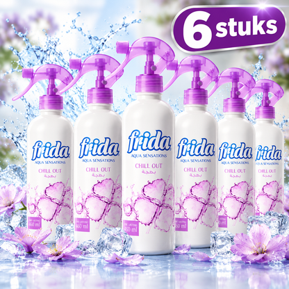 6 Stuks Frida Aqua Sensations Luchtverfrisserspray 460 ml – Verkrijgbaar in 8 Geuren