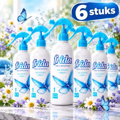 6 Stuks Frida Aqua Sensations Luchtverfrisserspray 460 ml – Verkrijgbaar in 8 Geuren