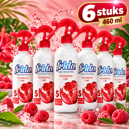 6 Stuks Frida Aqua Sensations Luchtverfrisserspray 460 ml – Verkrijgbaar in 8 Geuren